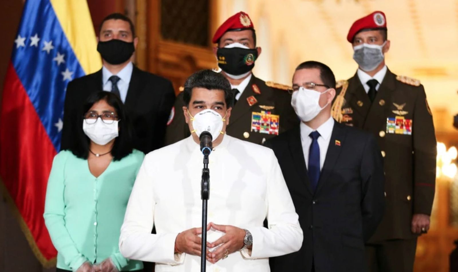 Maduro y coronavirus en Venezuela