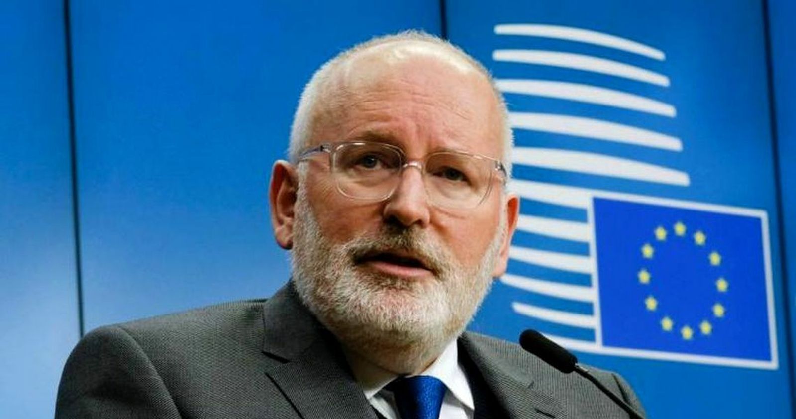 El vicepresidente de la Comisión Europea, Frans Timmermans