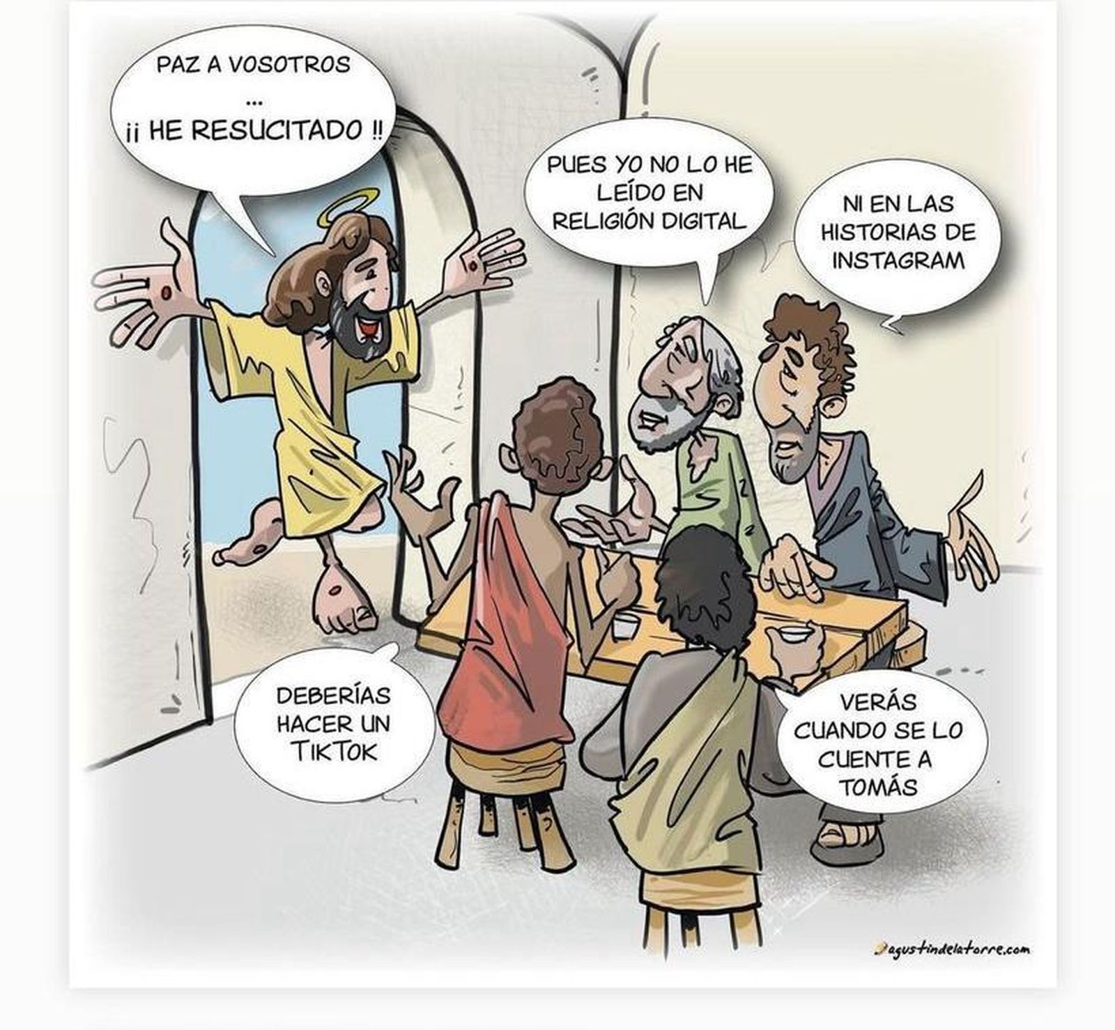 ¡Ehh! ¡Que he resucitado!