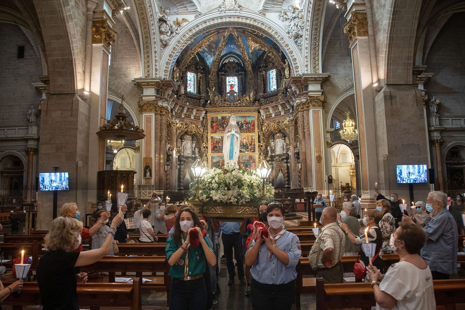 Misa en la Catedral de Valencia