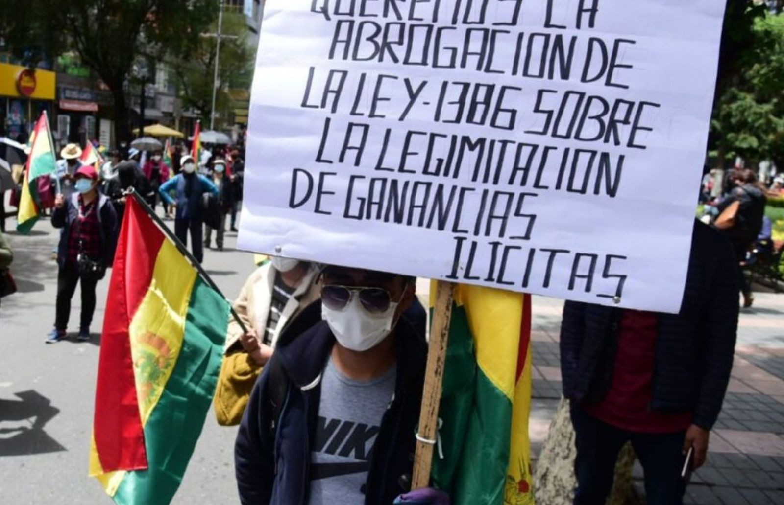 Manifestación. Bolivia