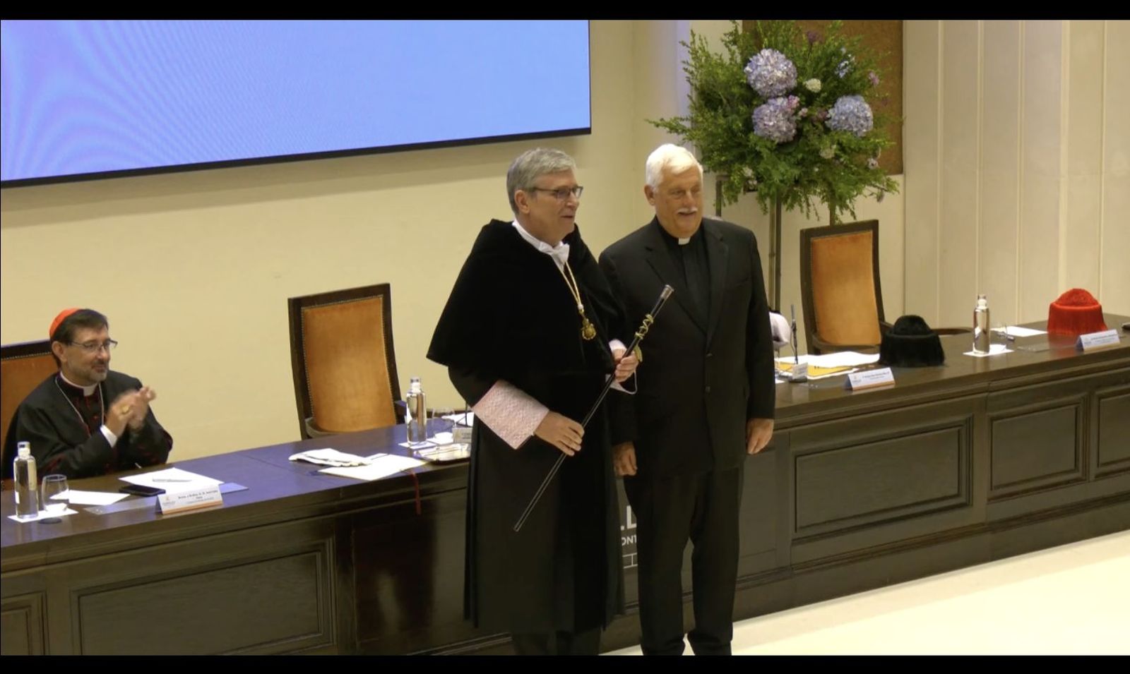 Arturo Sosa y Antonio Allende