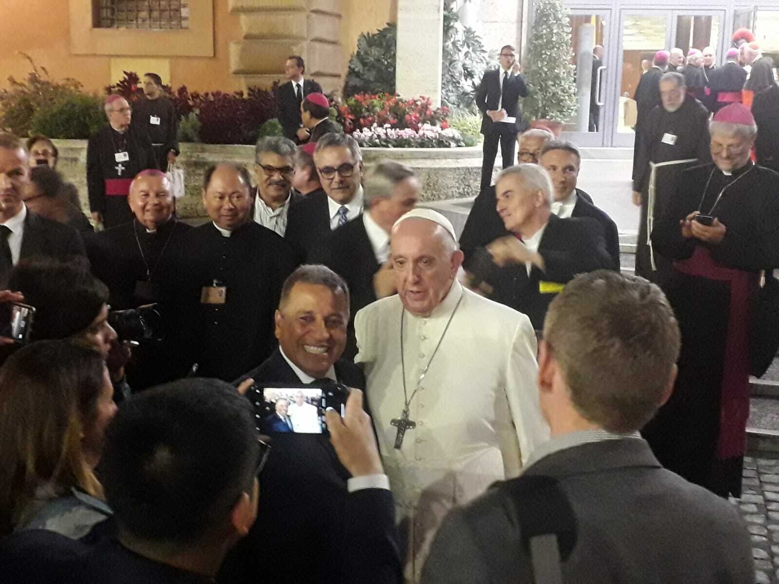 Francisco, a la salida del Sínodo