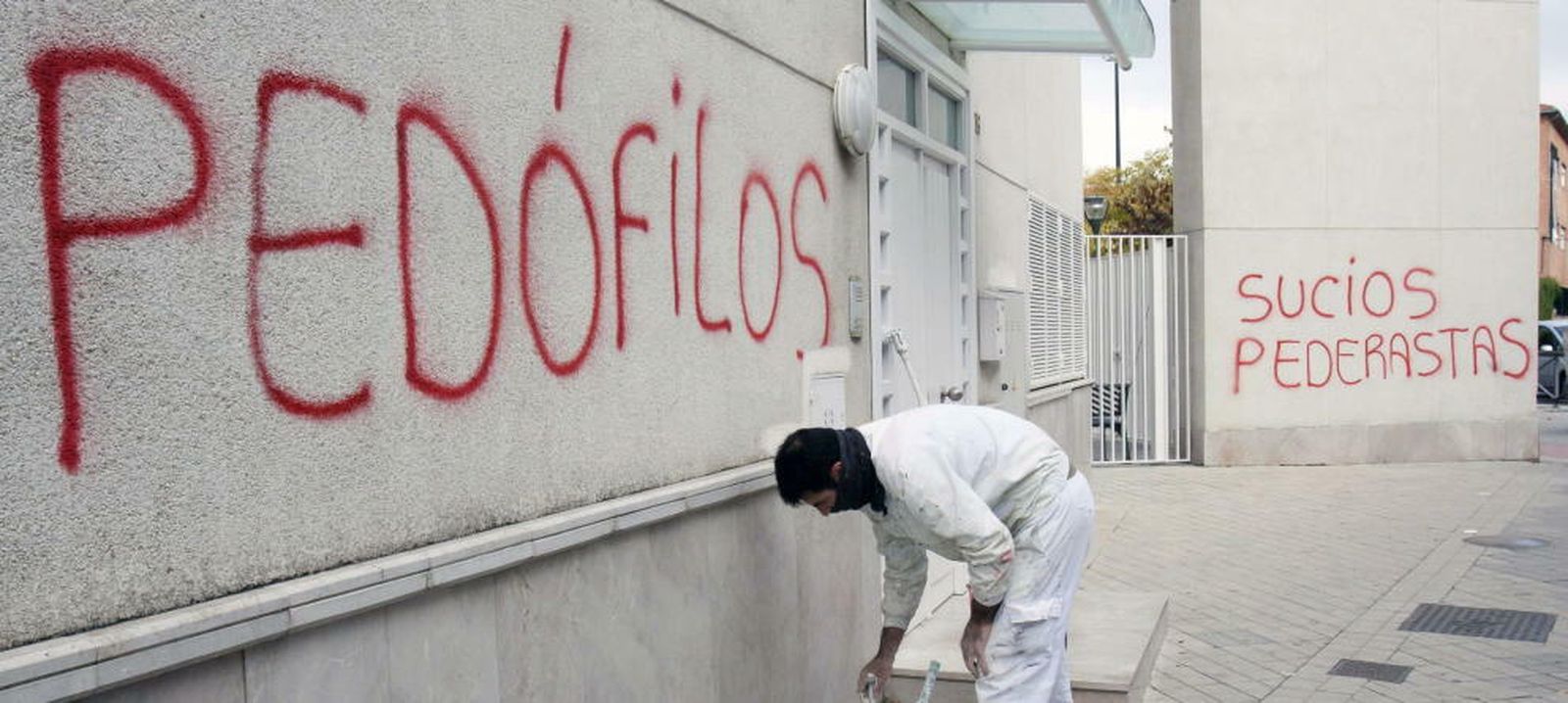 Pintadas en la iglesia de El Zaidin