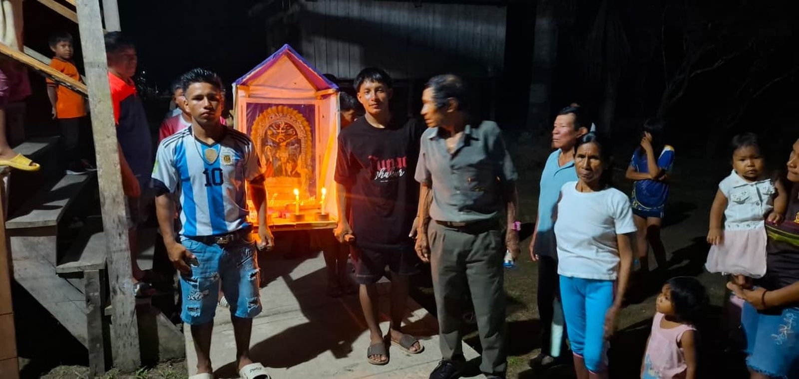 Procesión del Señor de los Milagros en Yanayacu