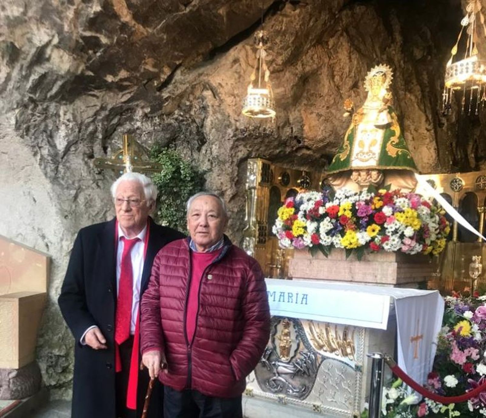 García y Silva en Covadonga