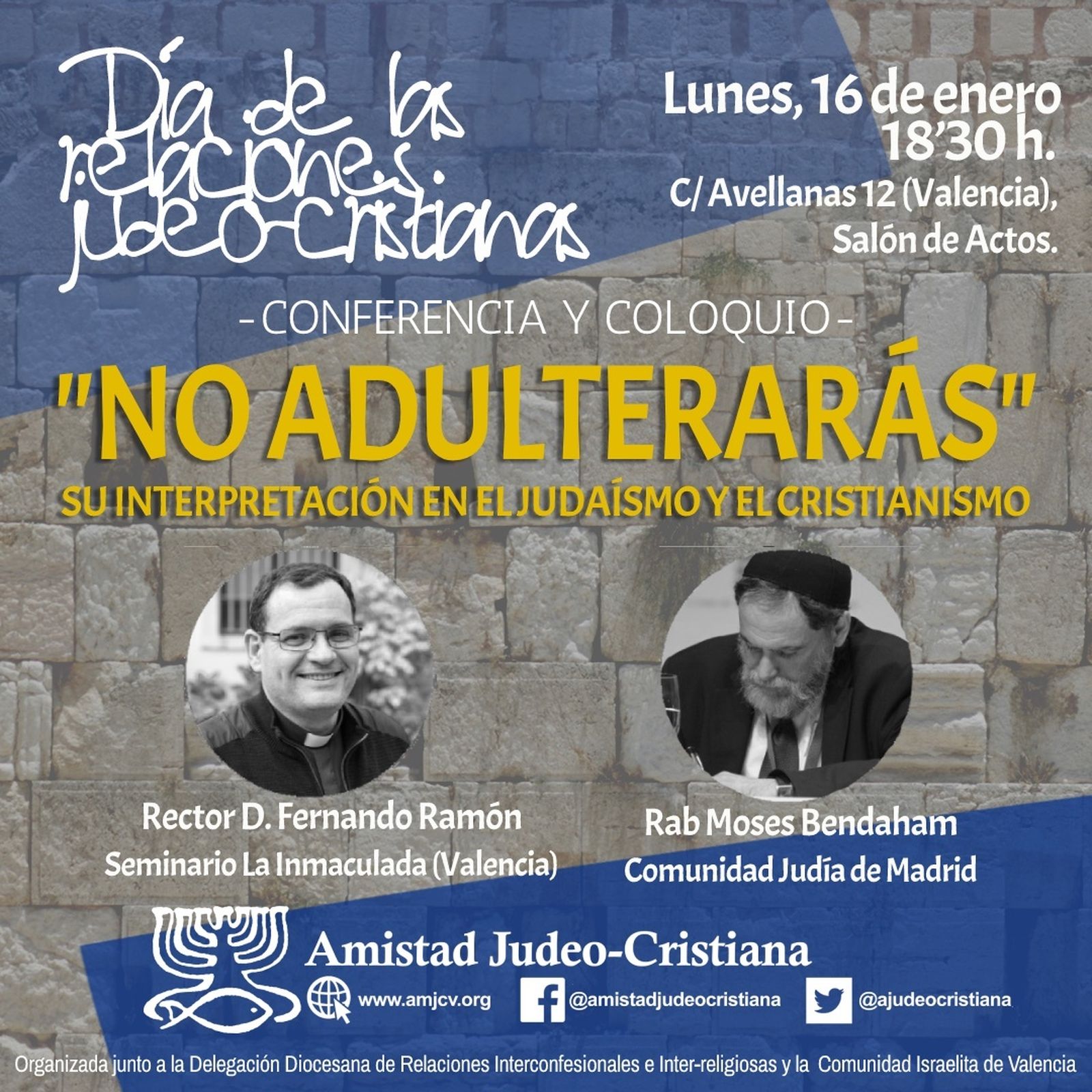 Cartel Día Relaciones Judeocristianas