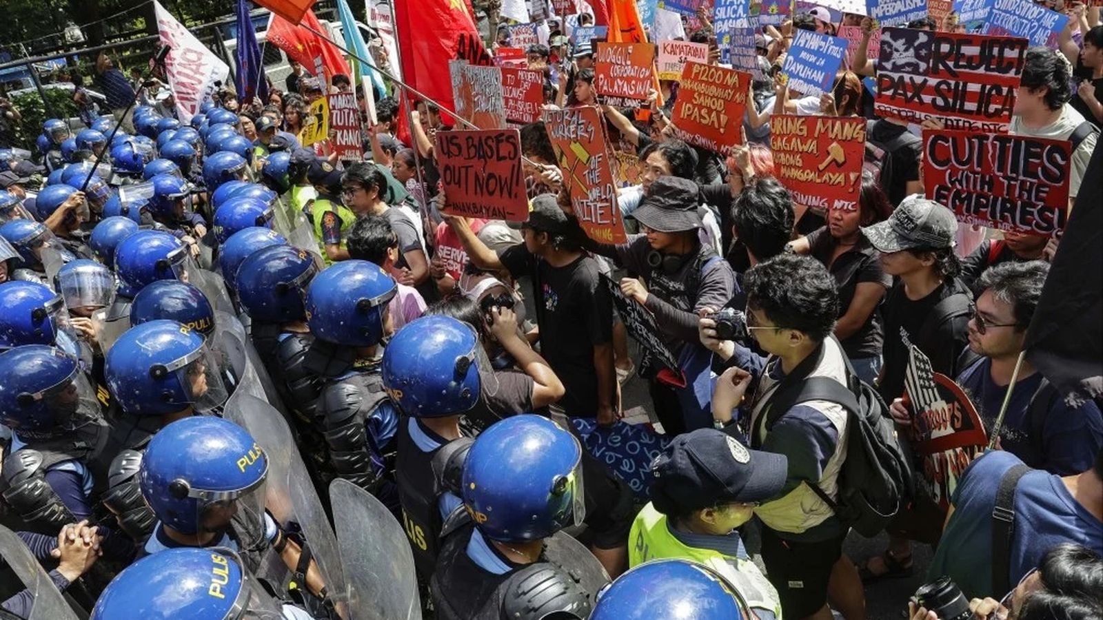Protestas en Filipinas ante el proyecto 'Pax Silica'