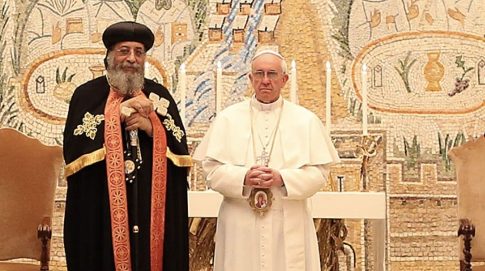 Tawadros y Francisco