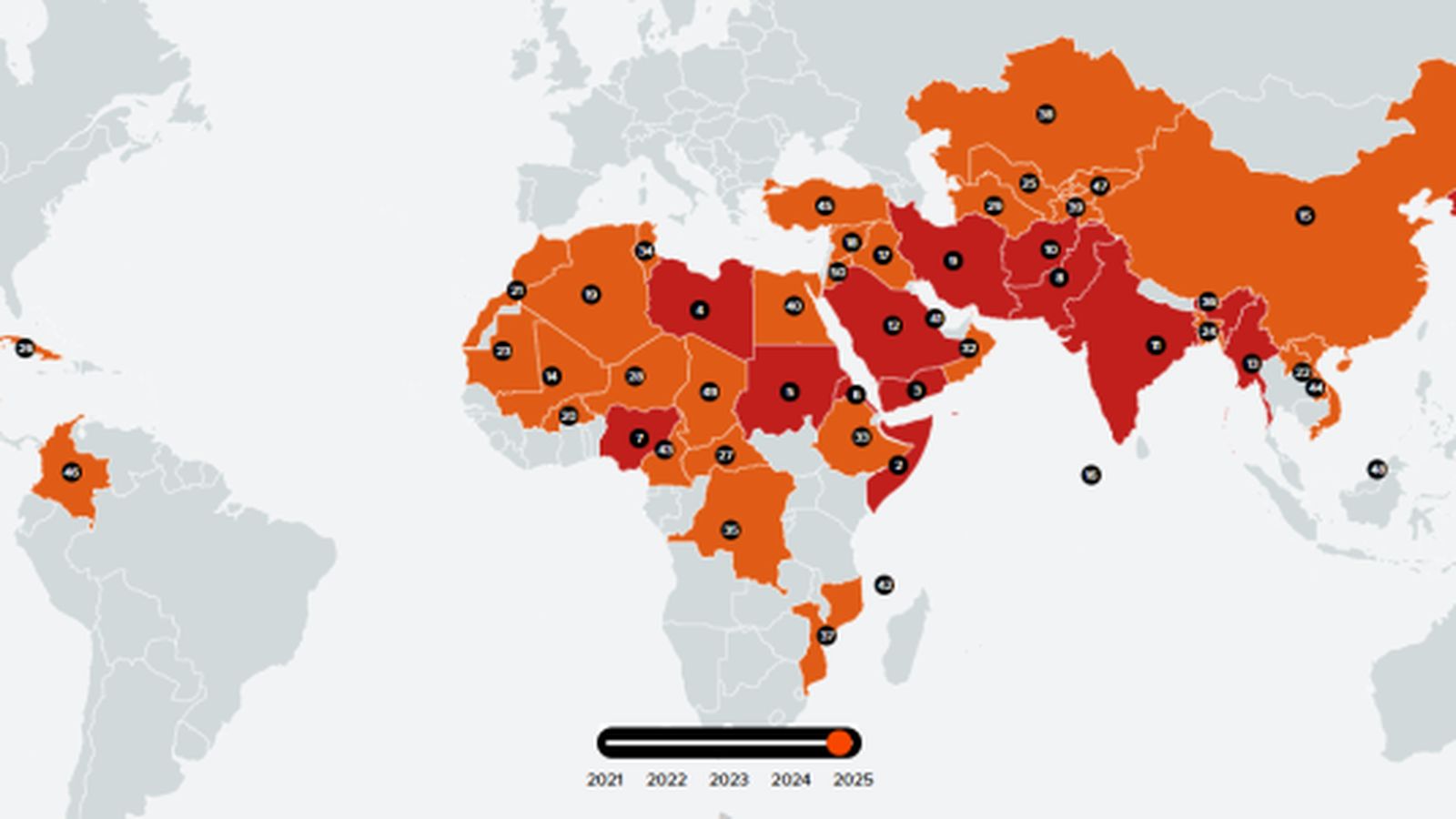 Persecución de cristianos en el mundo