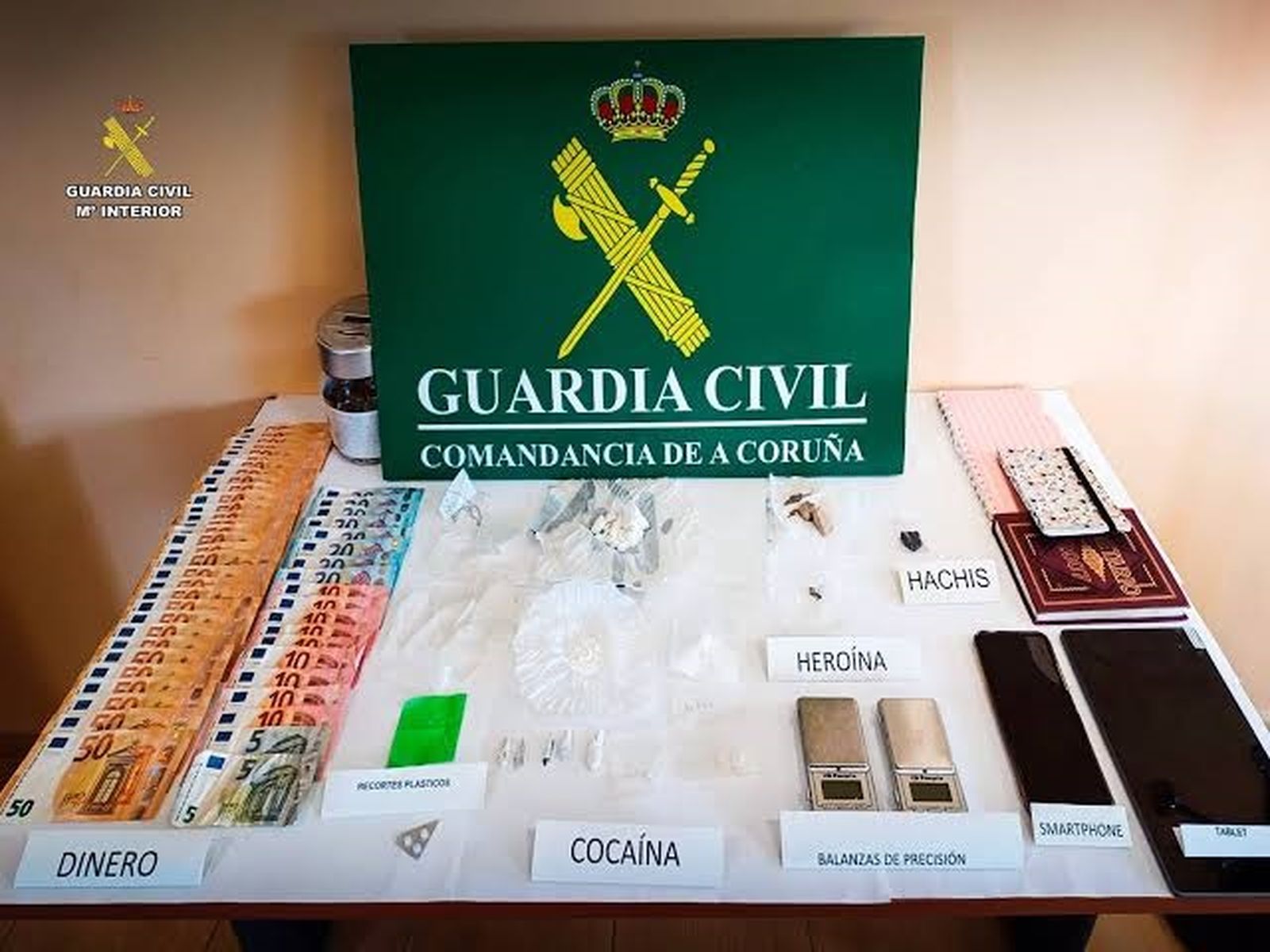 Golpe al narcotráfico en Galicia.Captura