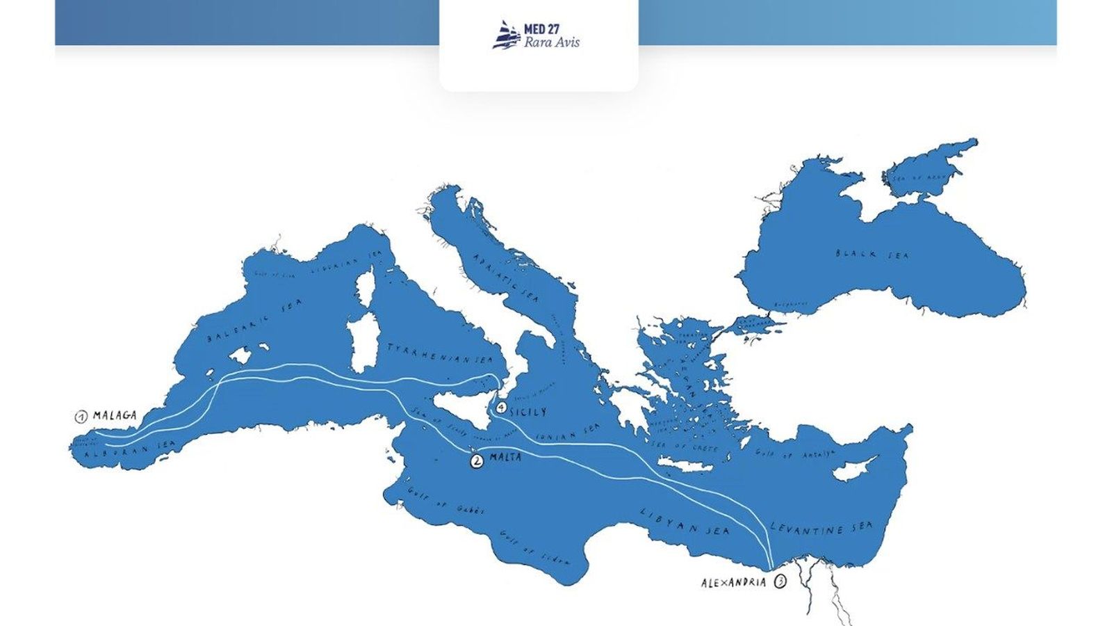 Itinerario de la próxima misión Med27