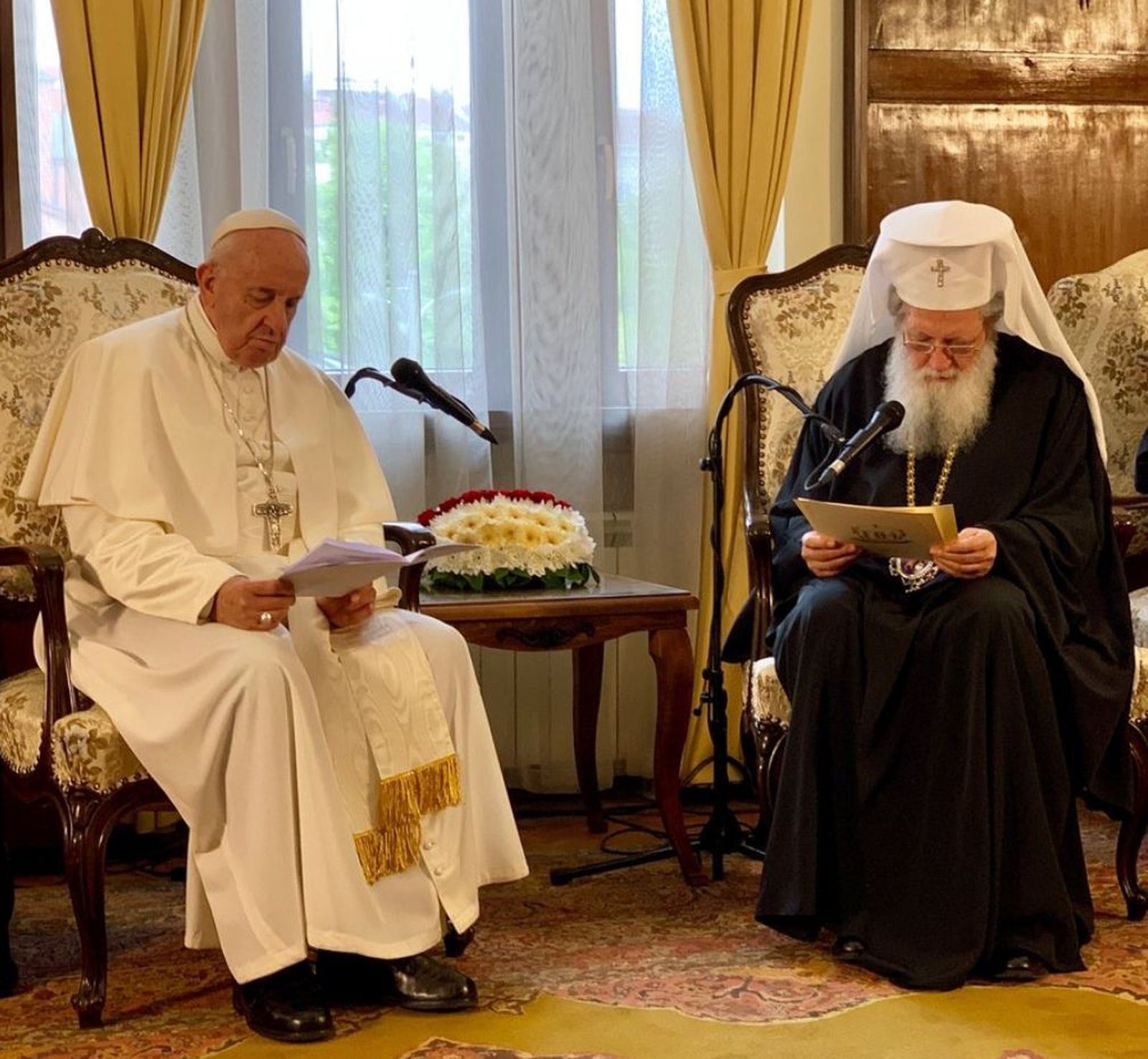 El Papa y el Patriarca Teofit