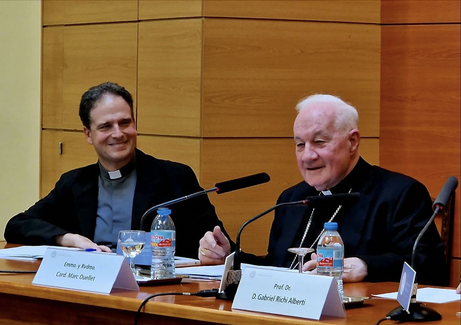 Ouellet, con el rector de San Dámaso