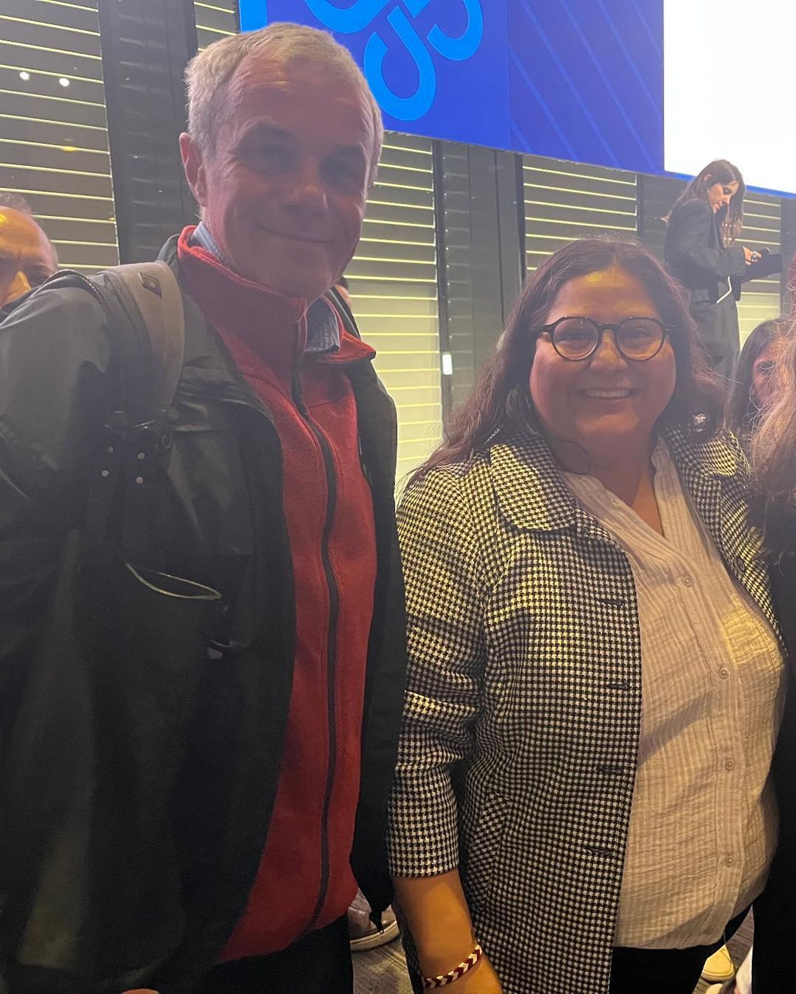 Ministra de la mujer de Mexico y Morsolin en Clacso