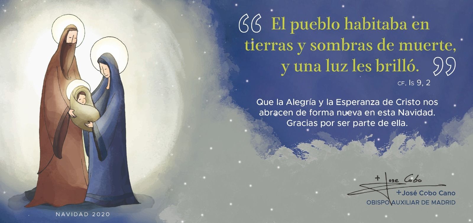 Felicitación navideña de José Cobo