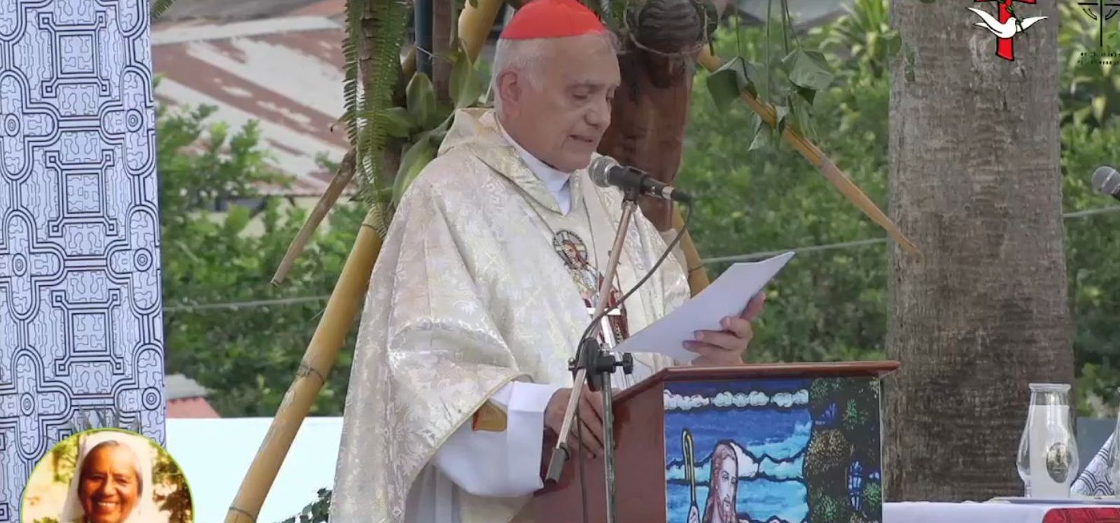 Cardenal Porras, en la beatificación de Aguchita