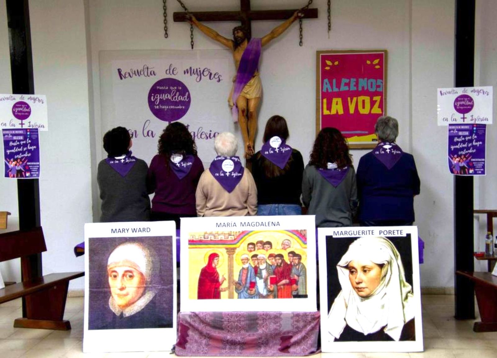 Revuelta de mujeres en la Iglesia