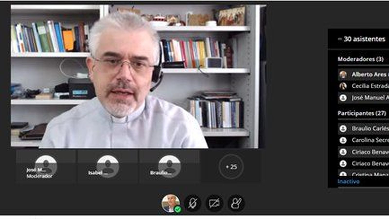 Fabio Baggio, en el foro