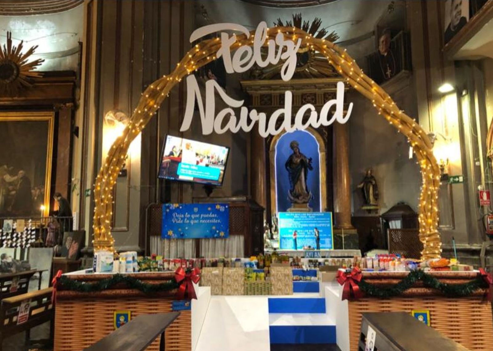 Cesta de Navidad de Mensajeros de la Paz