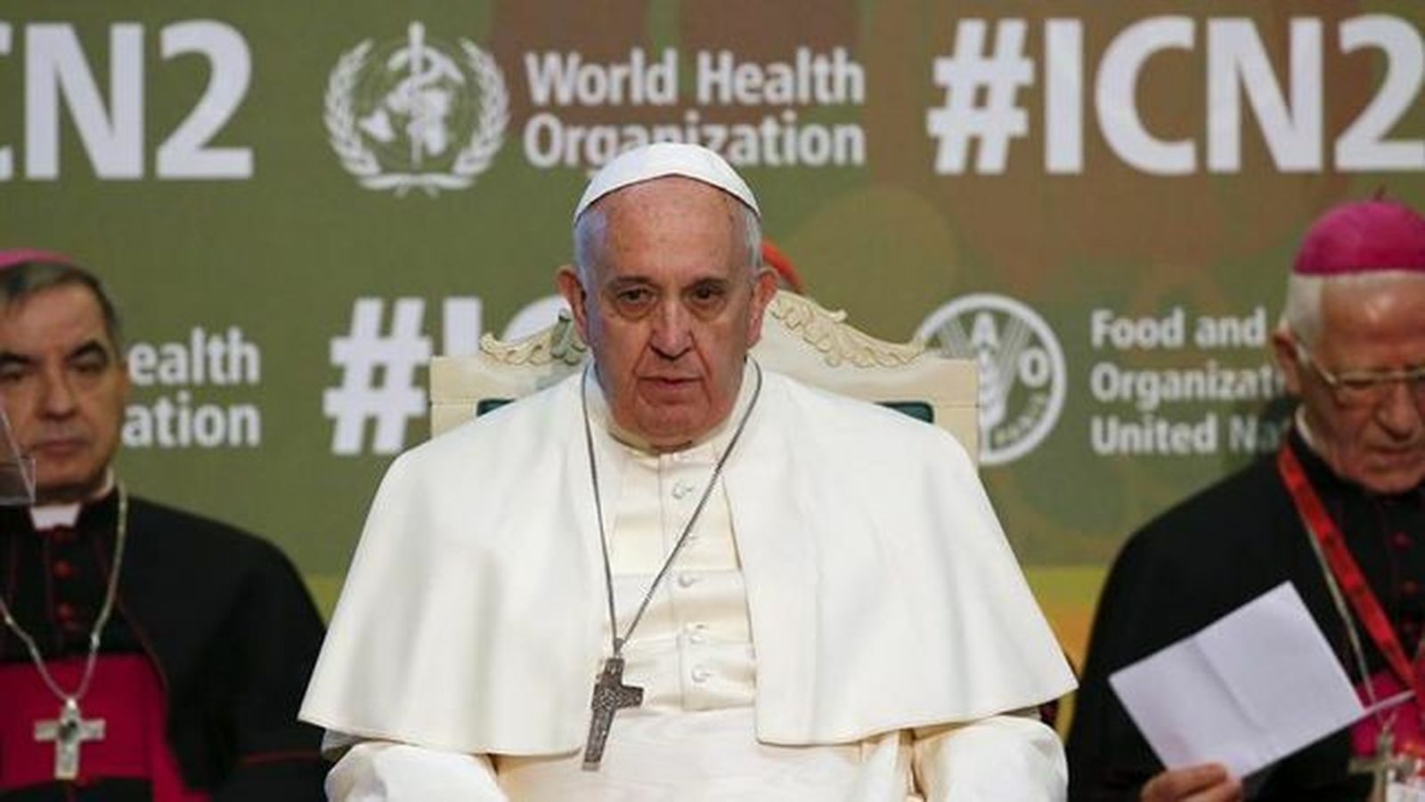 El Papa, en la FAO