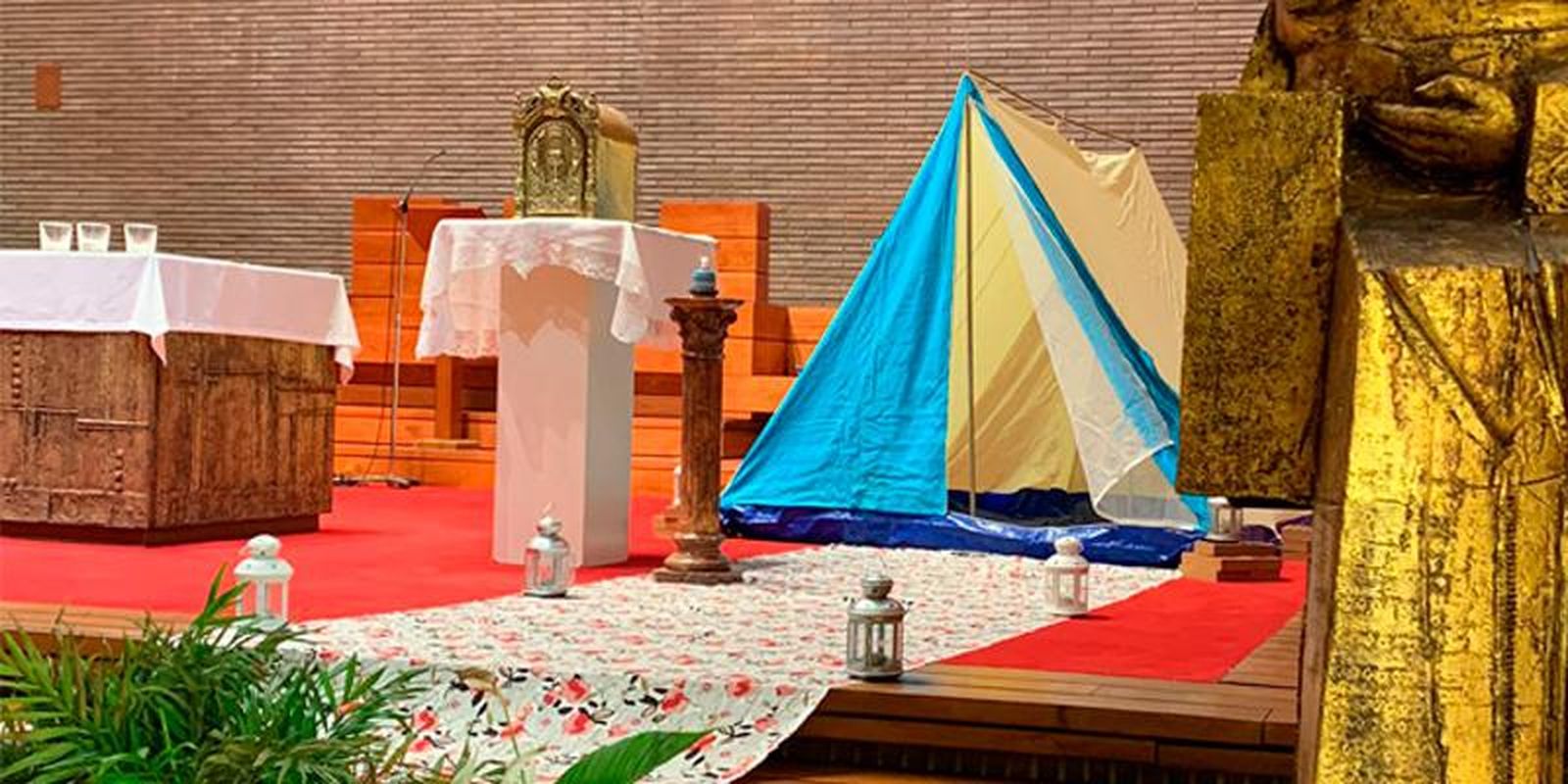 Una tienda que simboliza la hospitalidad