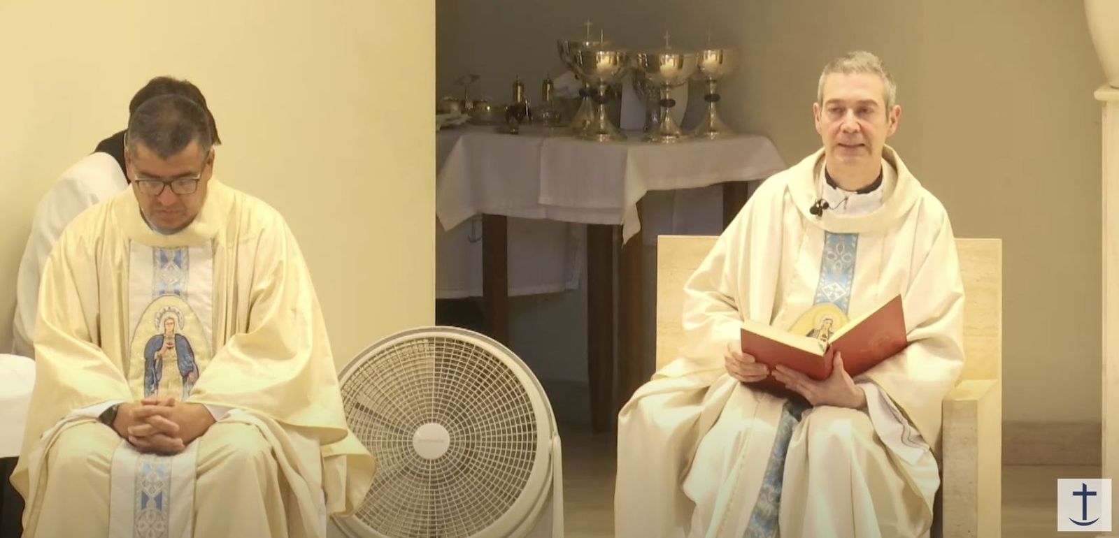 Jordi Bertomeu, durante la misa