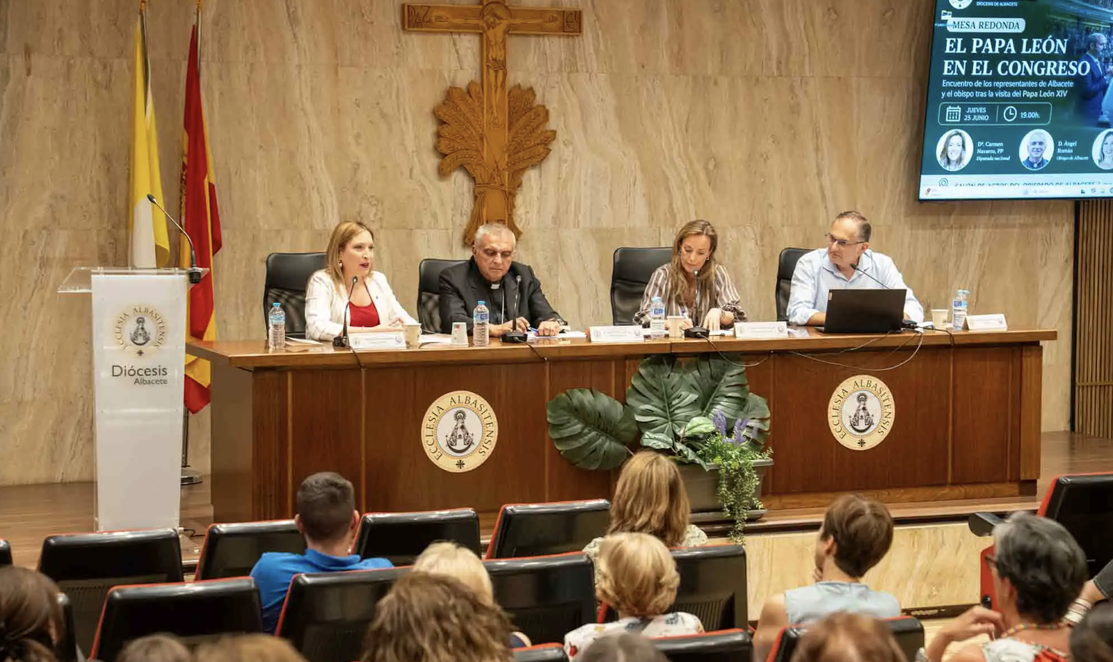 Mesa redonda en Albacete sobre la intervención de León XIV en el Congreso de los Diputados
