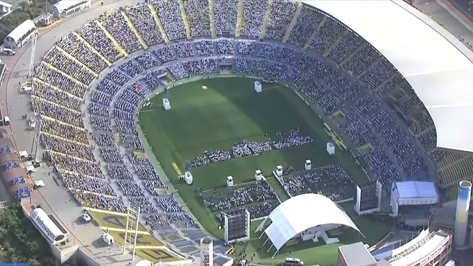 El estadio de Gran Canaria, abarrotado