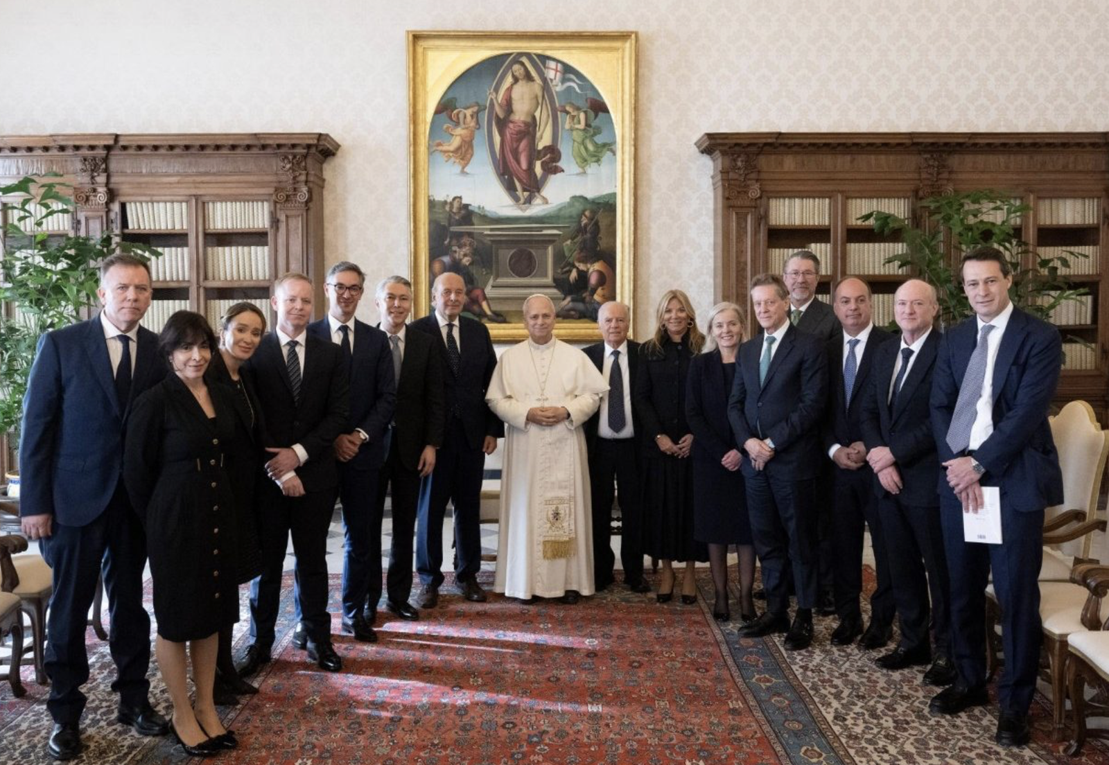El Papa, con los empresarios