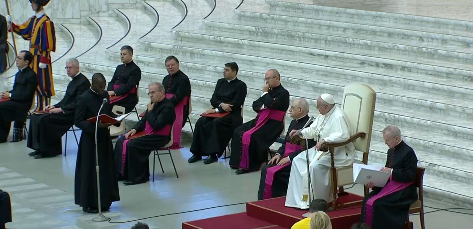 El Papa, en la audiencia