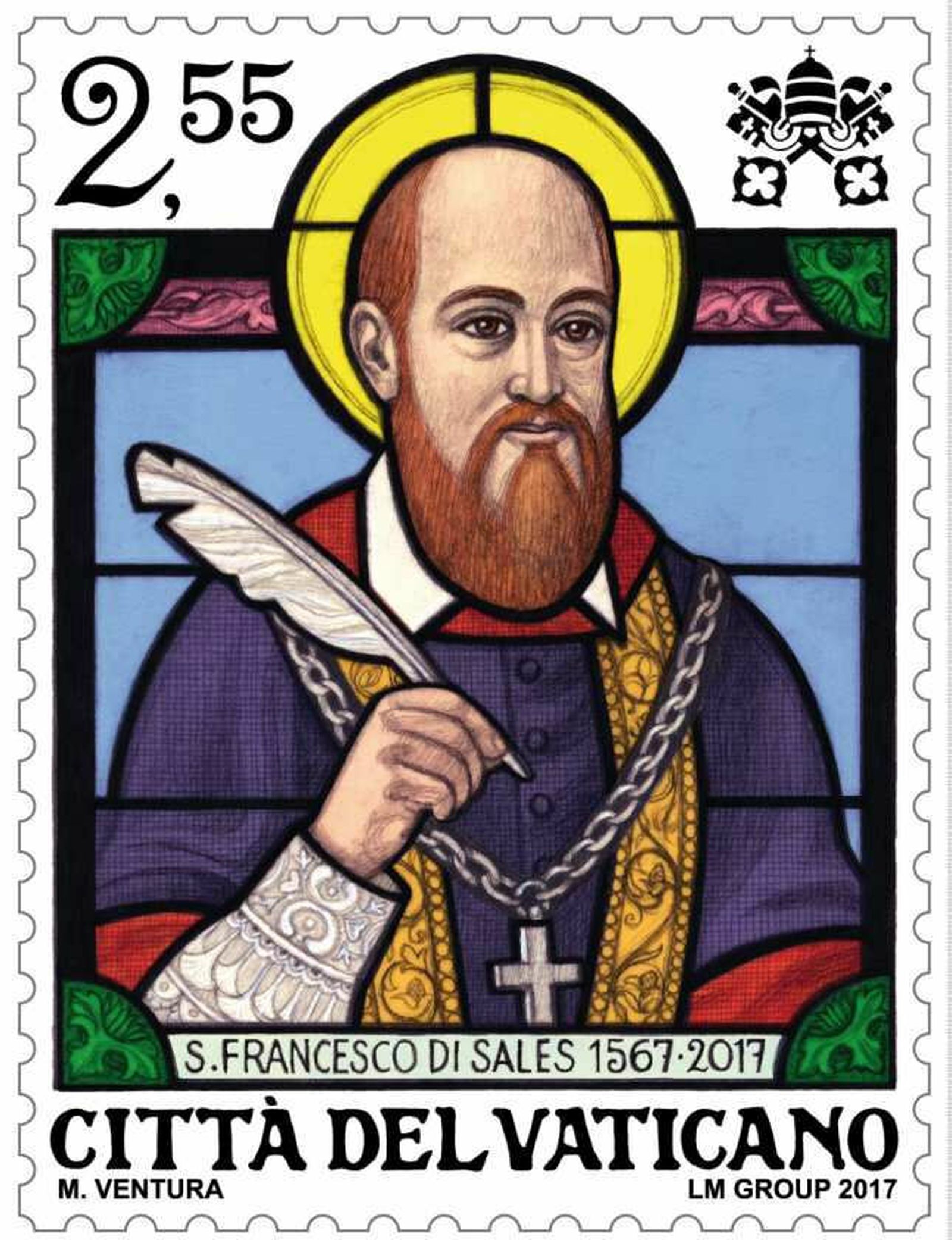 Sello del Vaticano de San Francisco de Sales