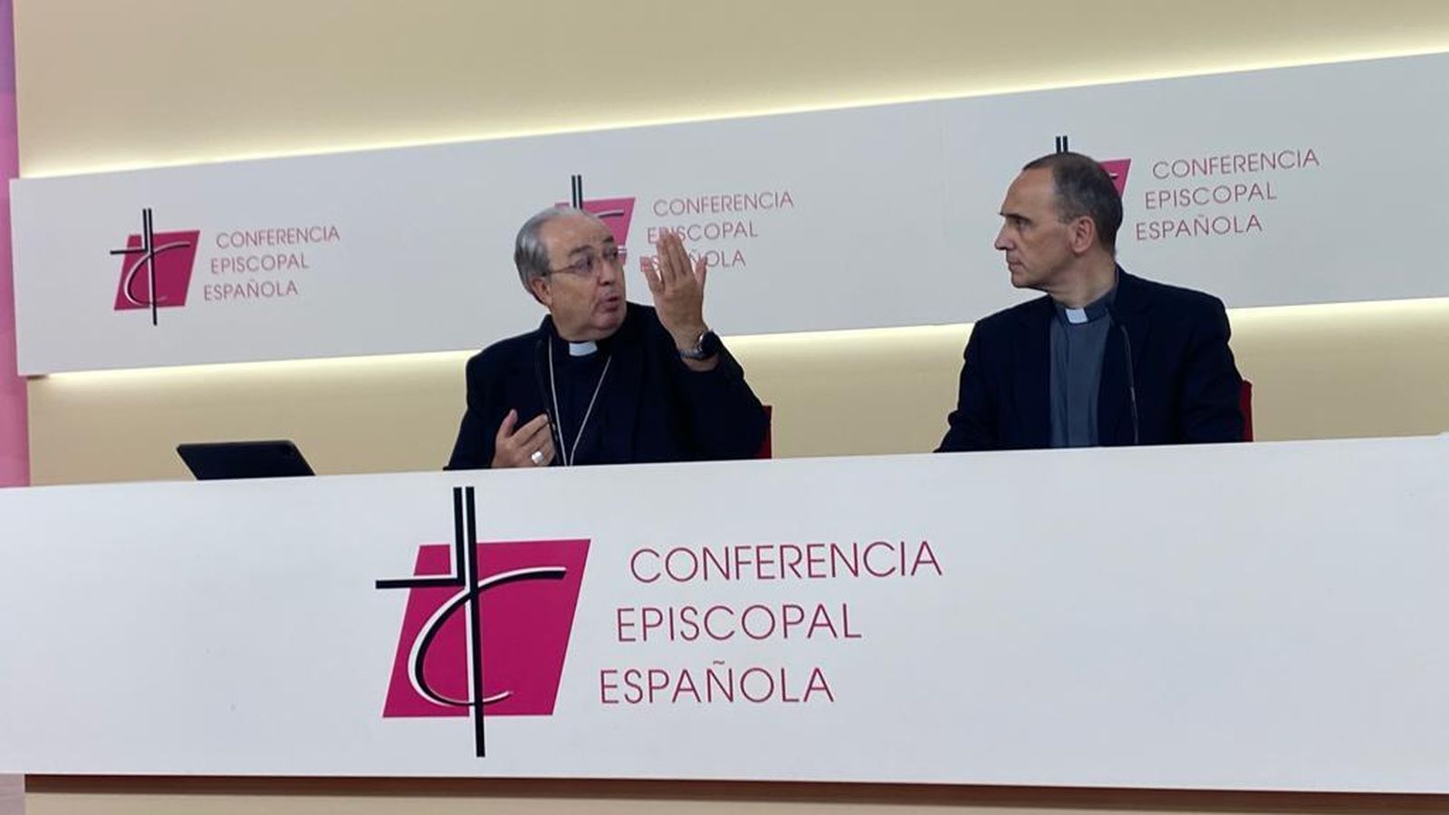 García Magán, con Josetxo Vera, hoy