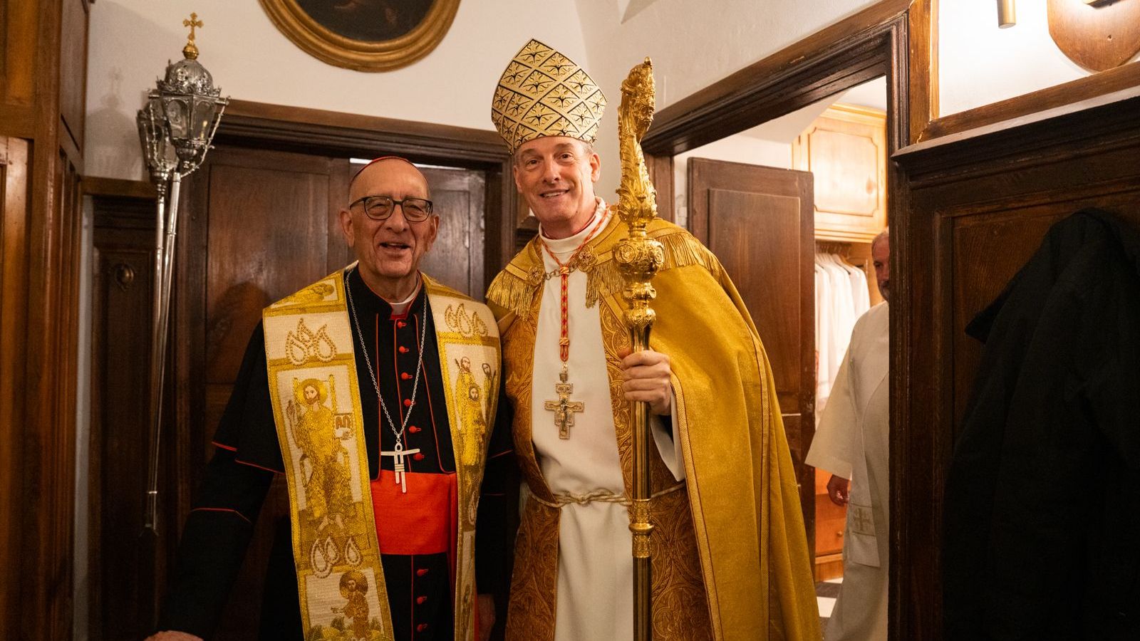 Bustillo, junto a Omella, durante la presencia de éste en Ajaccio el año pasado