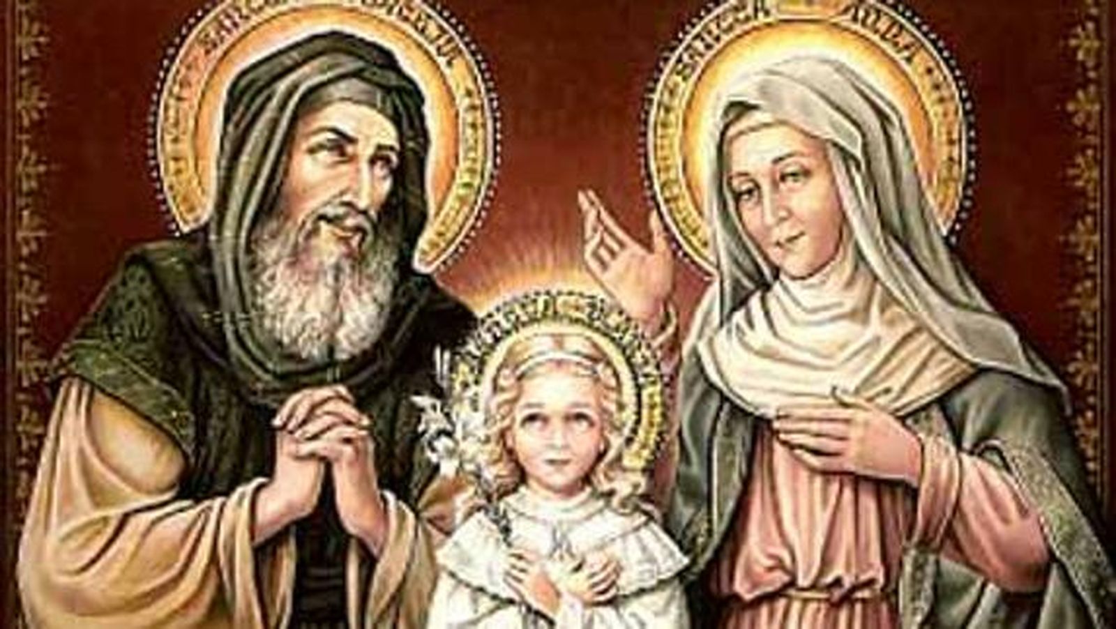 San Joaquín y Santa Ana, los abuelos del niño Jesús