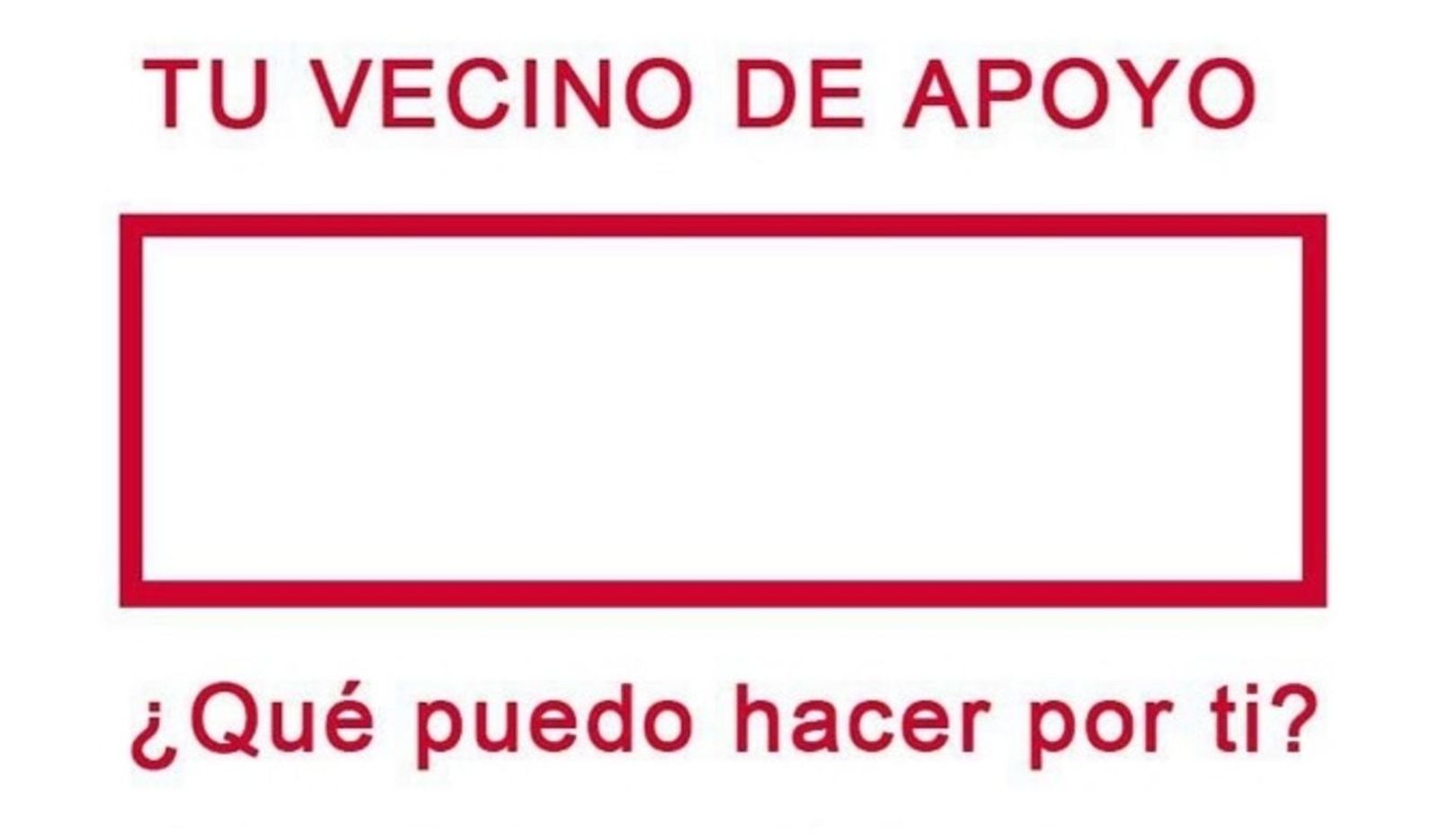 Coronavirus. Rectángulo de la campaña de solidaridad de Cáritas