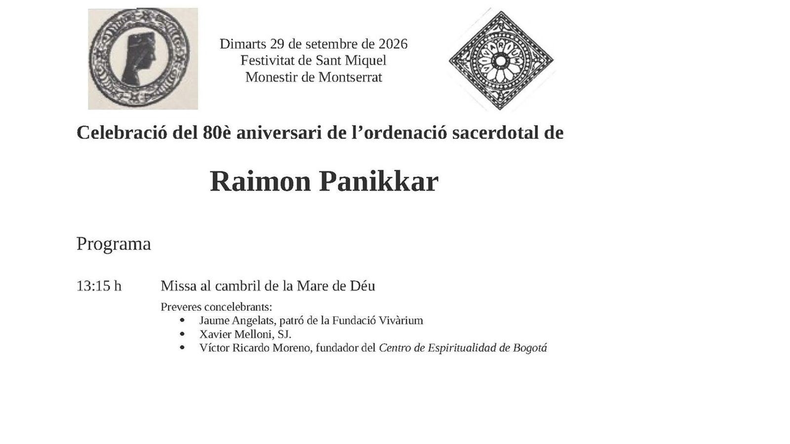 Programa Aniversario 80 - primera parte