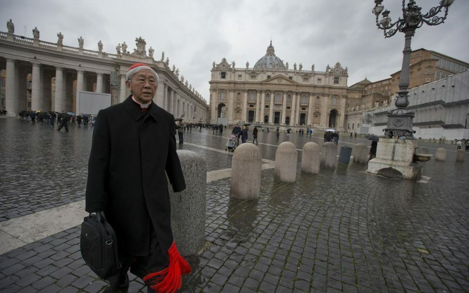 El cardenal Zen, en el Vaticano