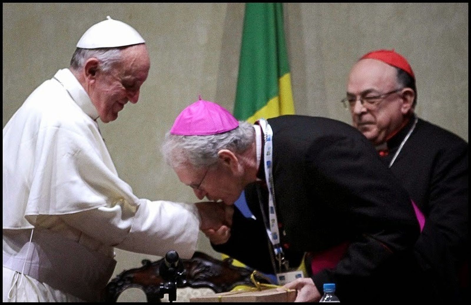 Papa Francisco con Monseñor Leonardo Steiner