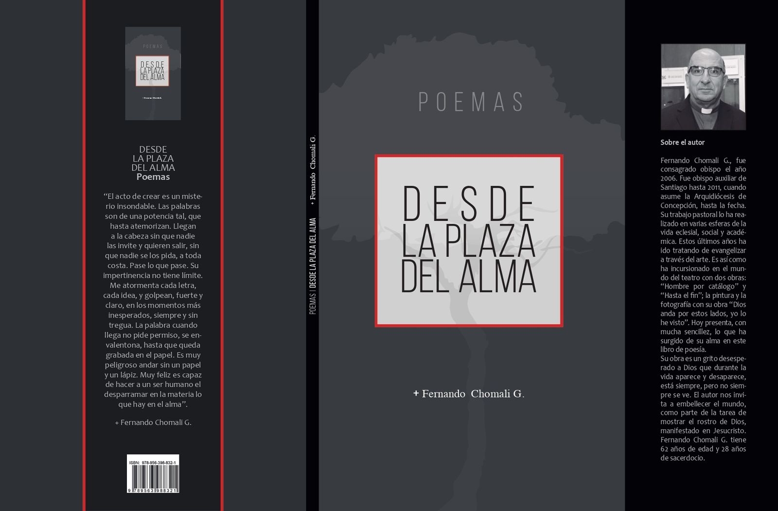 Portada de 'Desde la plaza del alma', libro de poesía de Fernando Chomali_page-0001