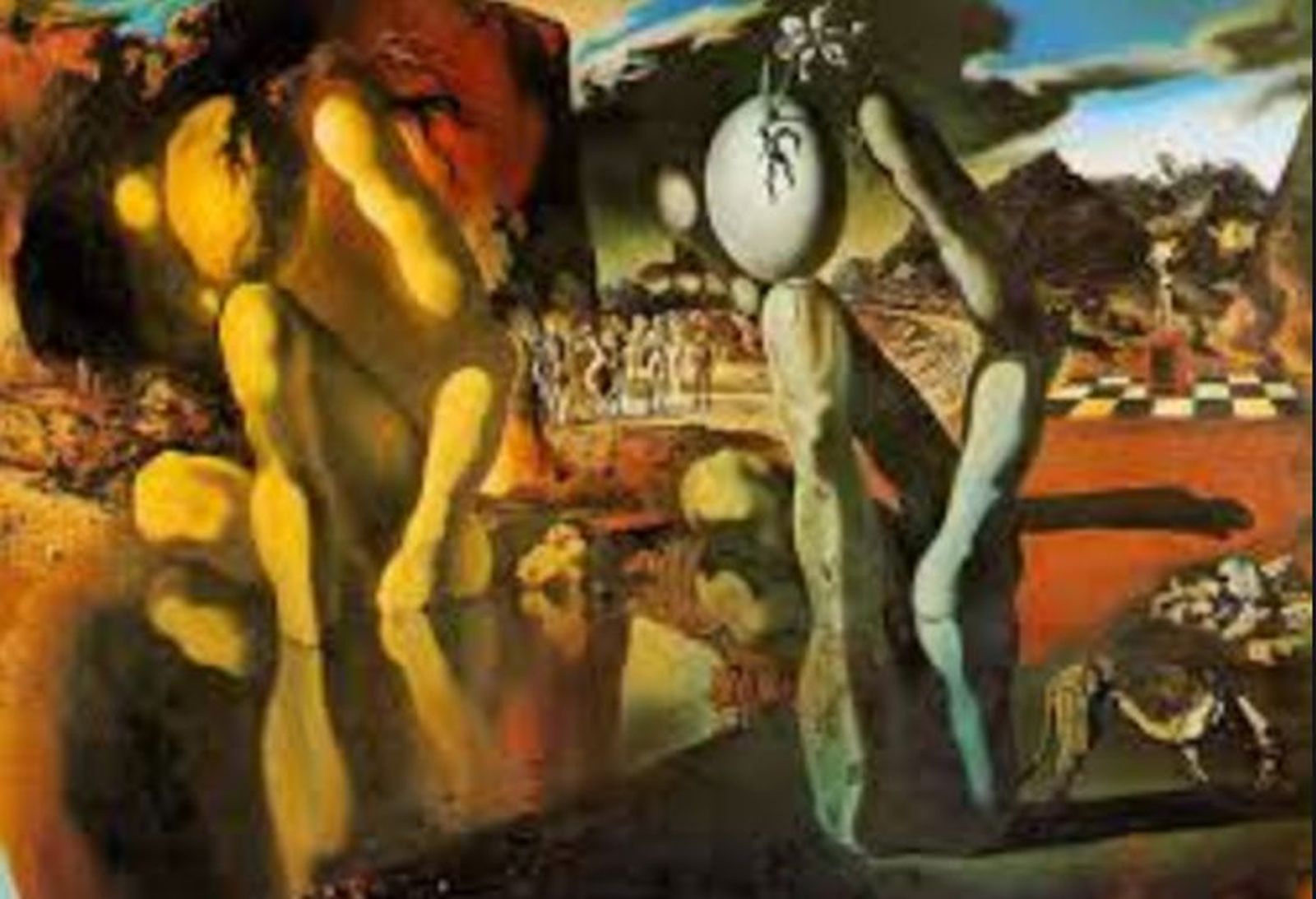 "La metamorfosis de Narciso", Salvador Dalí