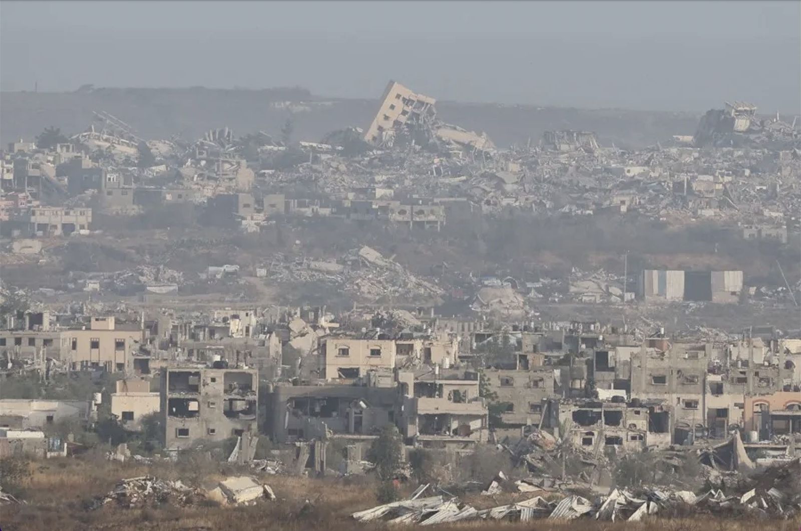 Las poblaciones de Gaza ha sido reducidas a escombros