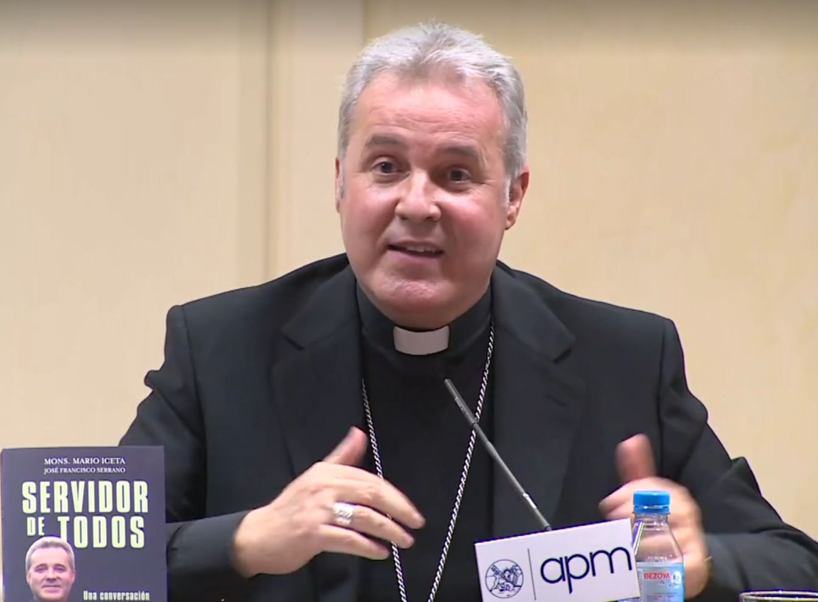 Mario Iceta, en la presentación del libro