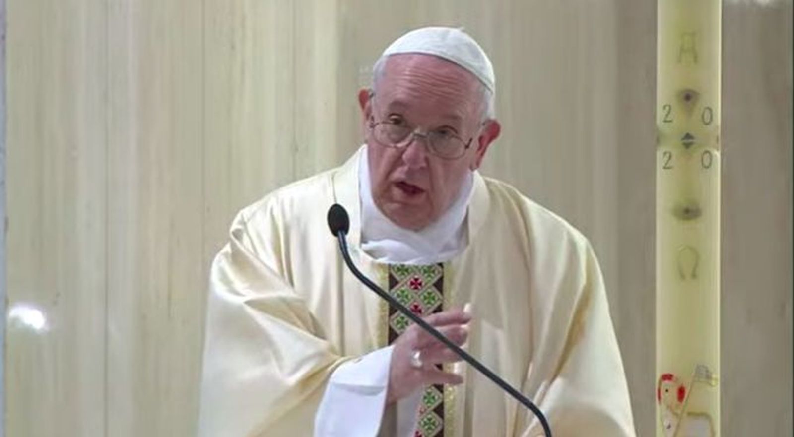 Homilía de Francisco en Santa marta