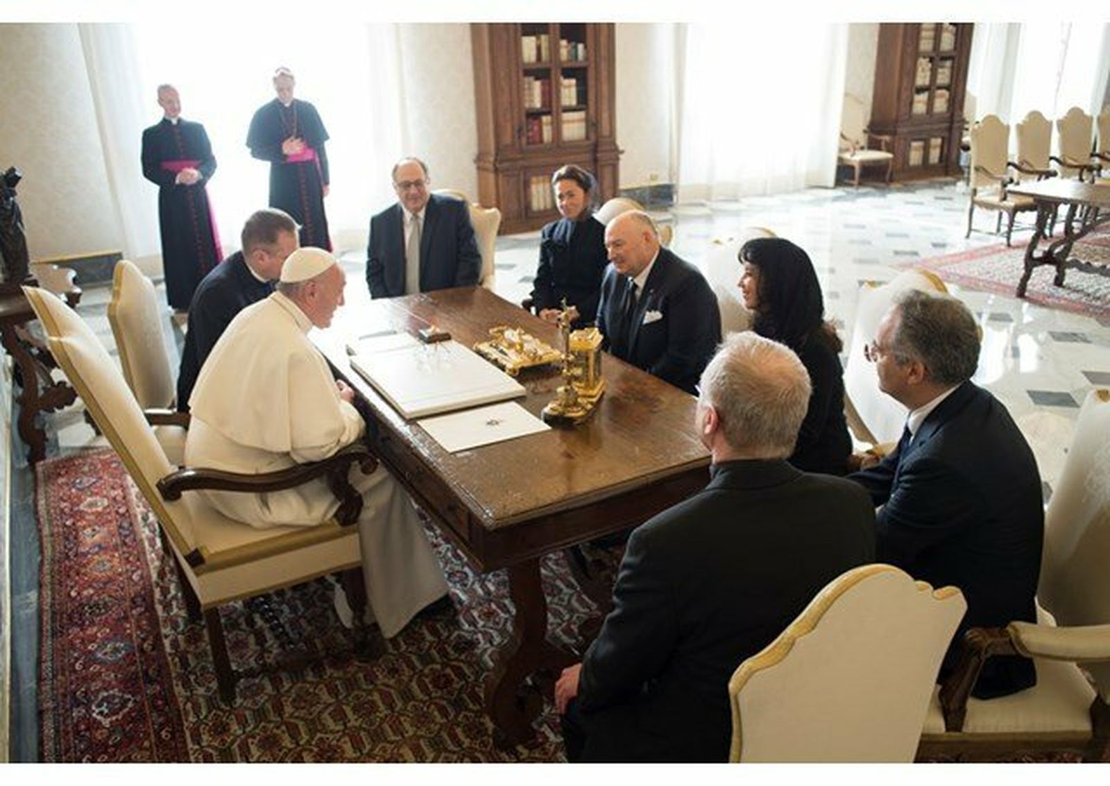 El Papa, con el Congreso Judío