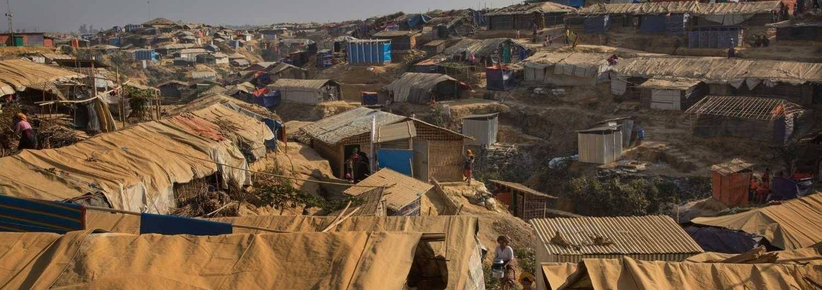 Campo de refugiados rohingya