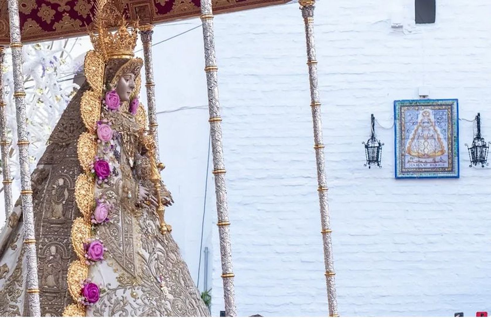 Termina la procesión de  Virgen del Rocío