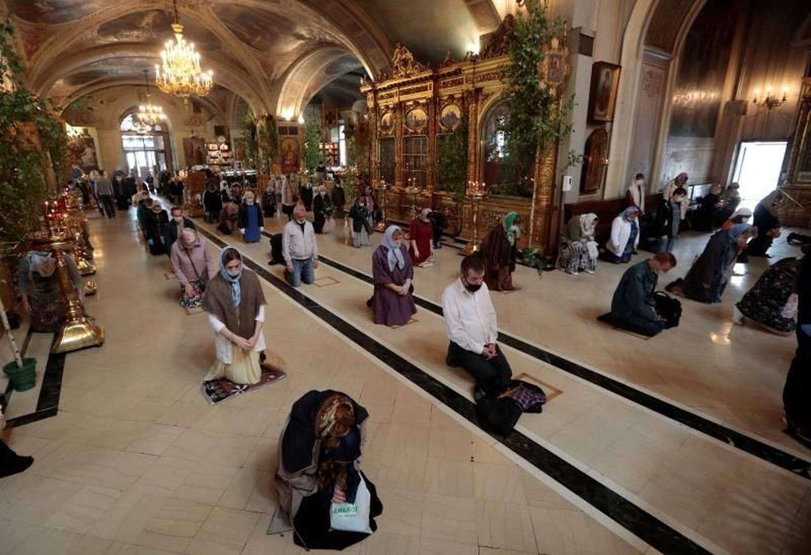 Templo ortodoxo en Moscú