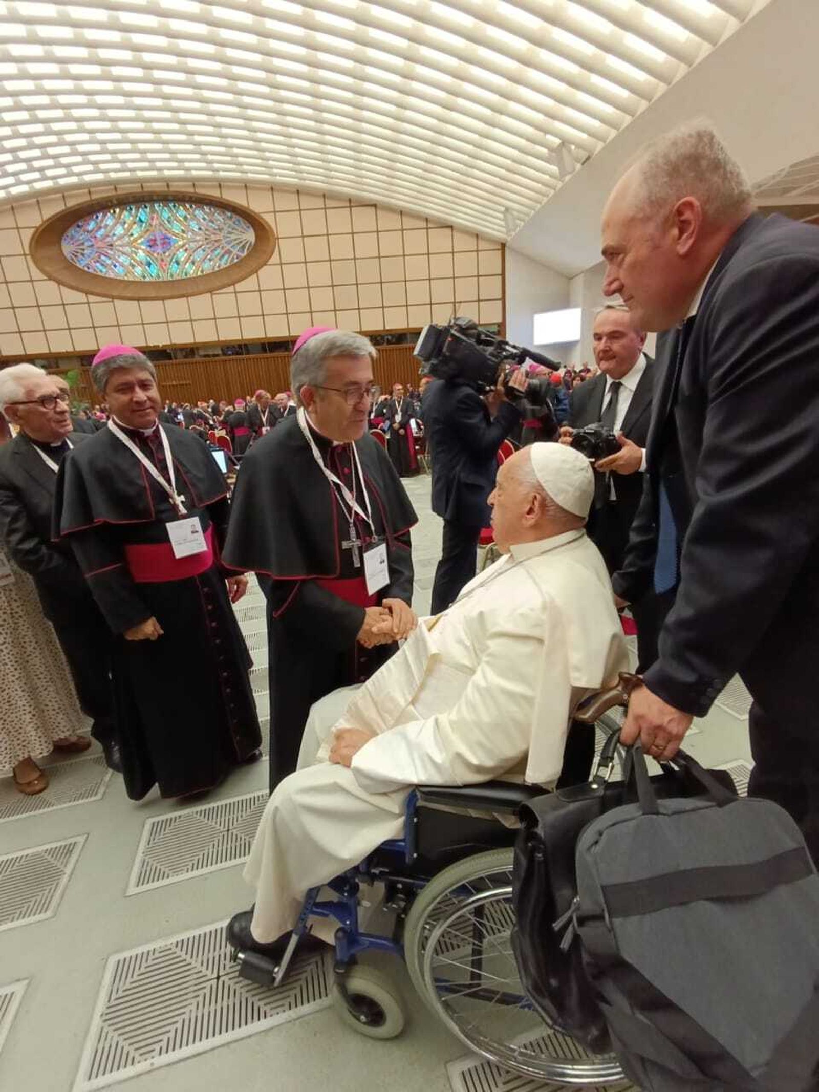 El Papa, con Argüello