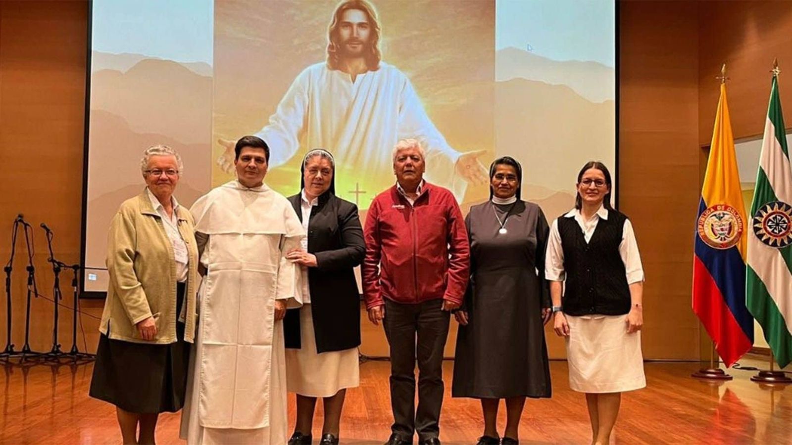 Representantes de la Conferencia de Religiosos de Colombia
